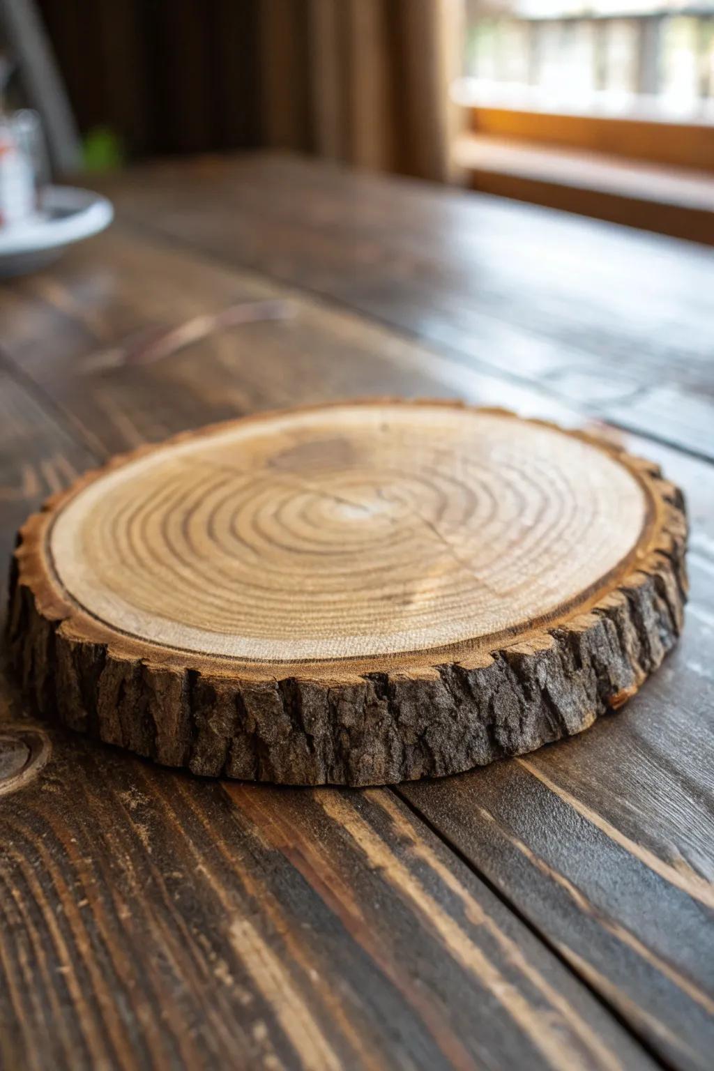 Enhance your table arrangement with these handmade, rustically charming pieces.