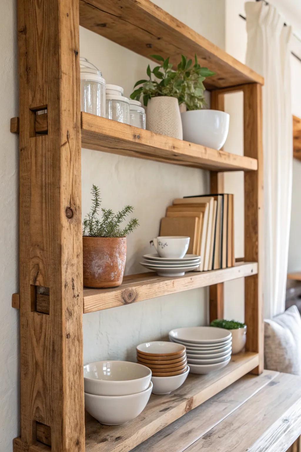 Enhance your kitchen's inviting atmosphere and sophisticated touch with remarkable timber details.