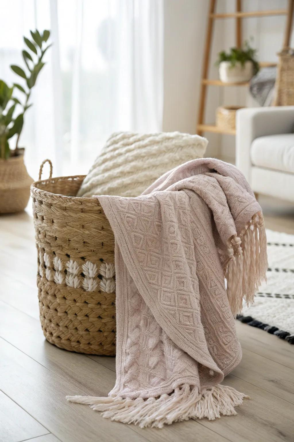 Immerse yourself in cozy elegance with this perfectly soft throw, an essential addition to your Chill Cheer Hamper.