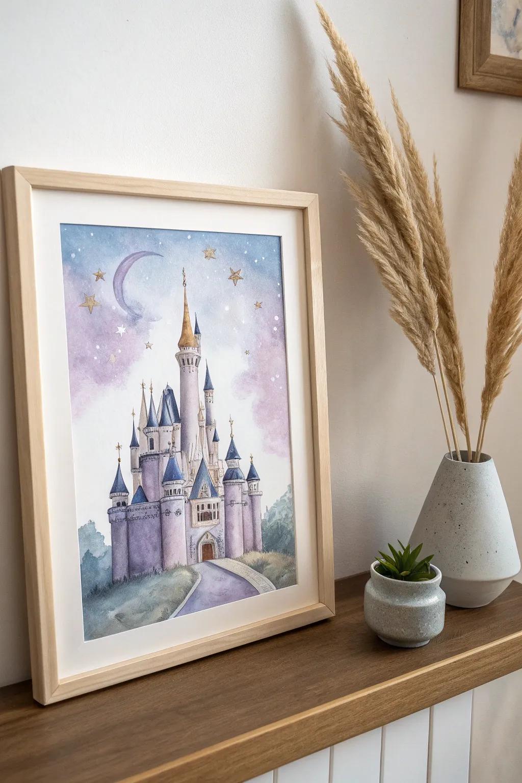 Embrace the enchantment of watercolor and allow your creativity to construct castles amongst the clouds. 🎨✨