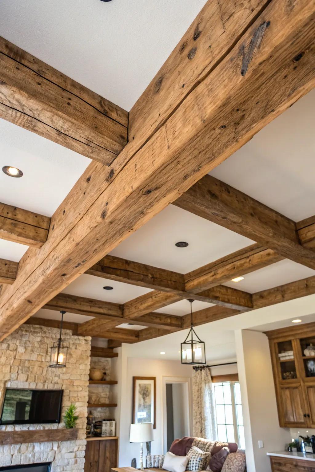 Country elegance harmonizes with artistry: revealed timber supports that redefine your area.