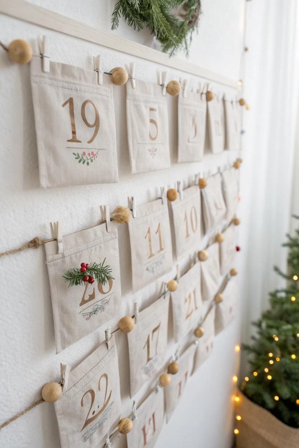 Uncover the delight of surprises with this exquisitely designed interactive advent calendar, ideal for igniting curiosity each day!