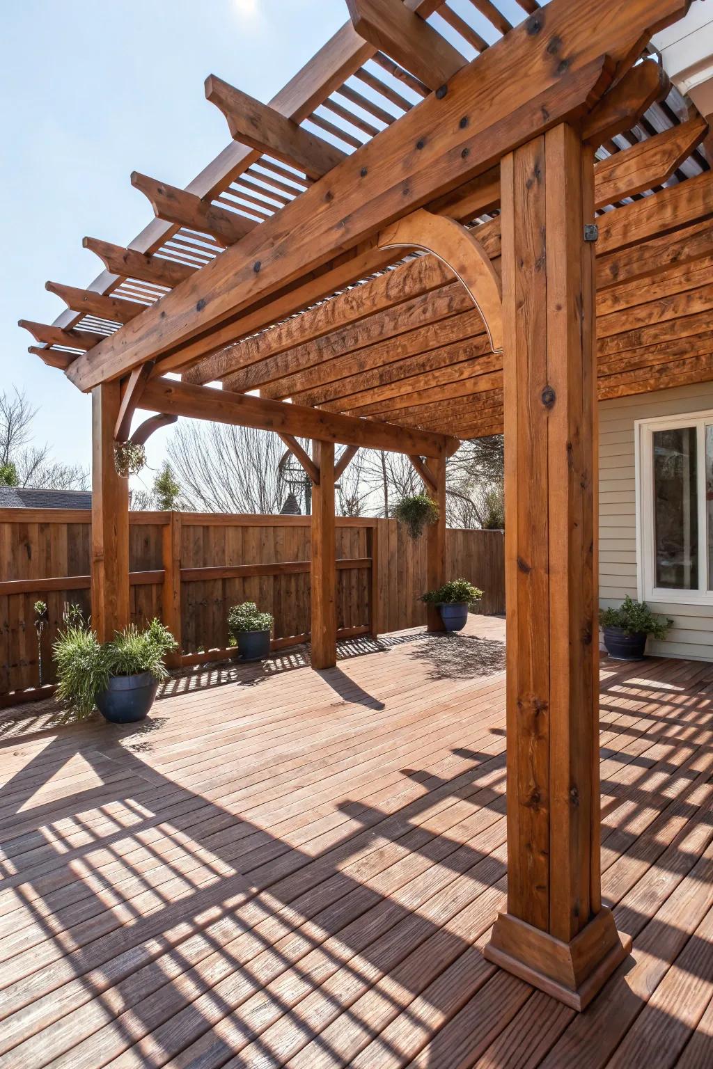 Redesign your deck into an awe-inspiring sanctuary with a DIY arbor. Embrace artistry and elegance on a modest budget.
