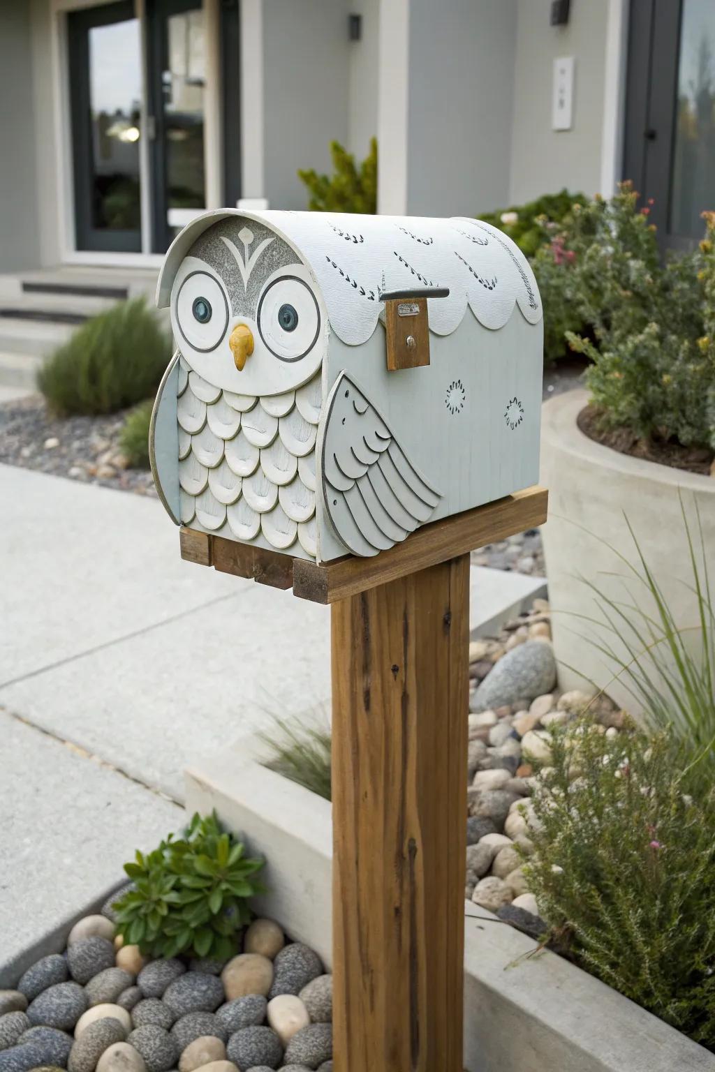 Who could resist the charm of a delightful chickadee mailbox greeting them each day? 🐦✨