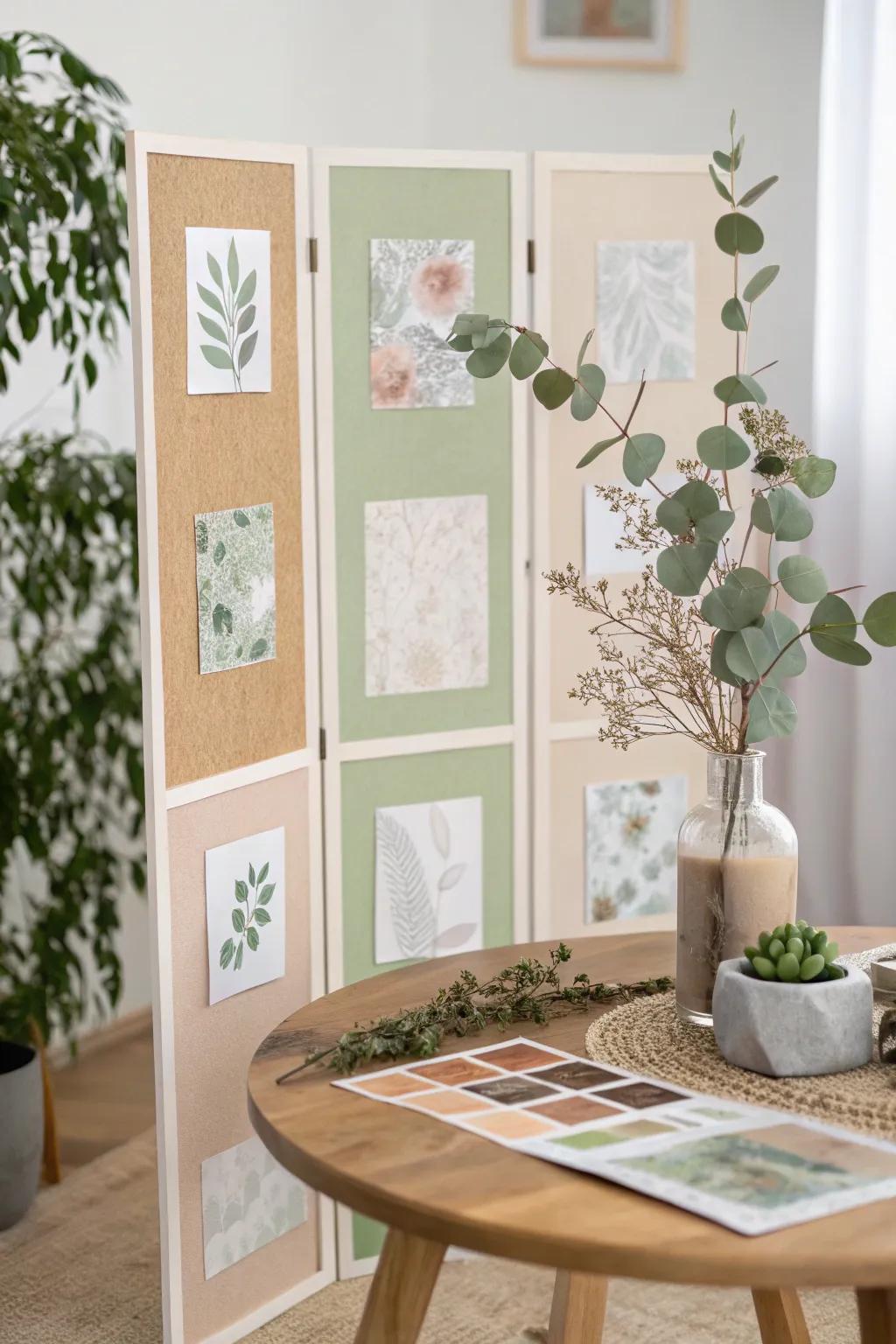 Morph your area into a Sanctuary Inspired by Nature through the utilization of natural hues and inherent constituents!