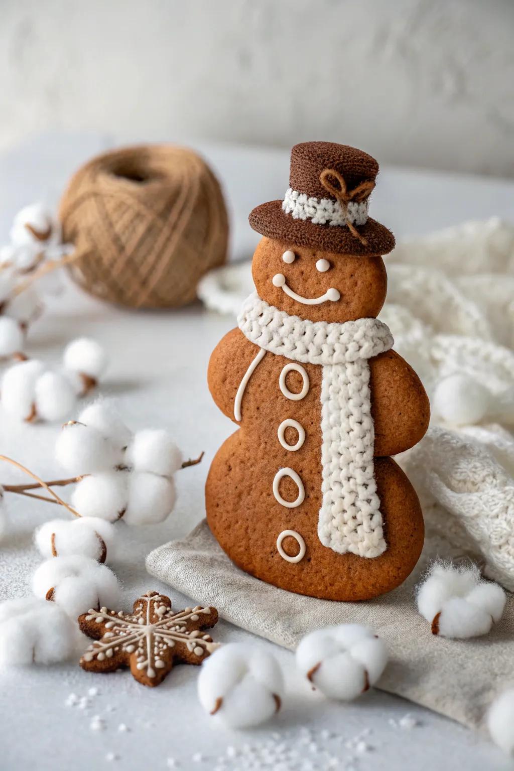 Transform your sweetbread person into an endearing winter figure—where understated elegance meets simplicity in every detail. ❄️✨