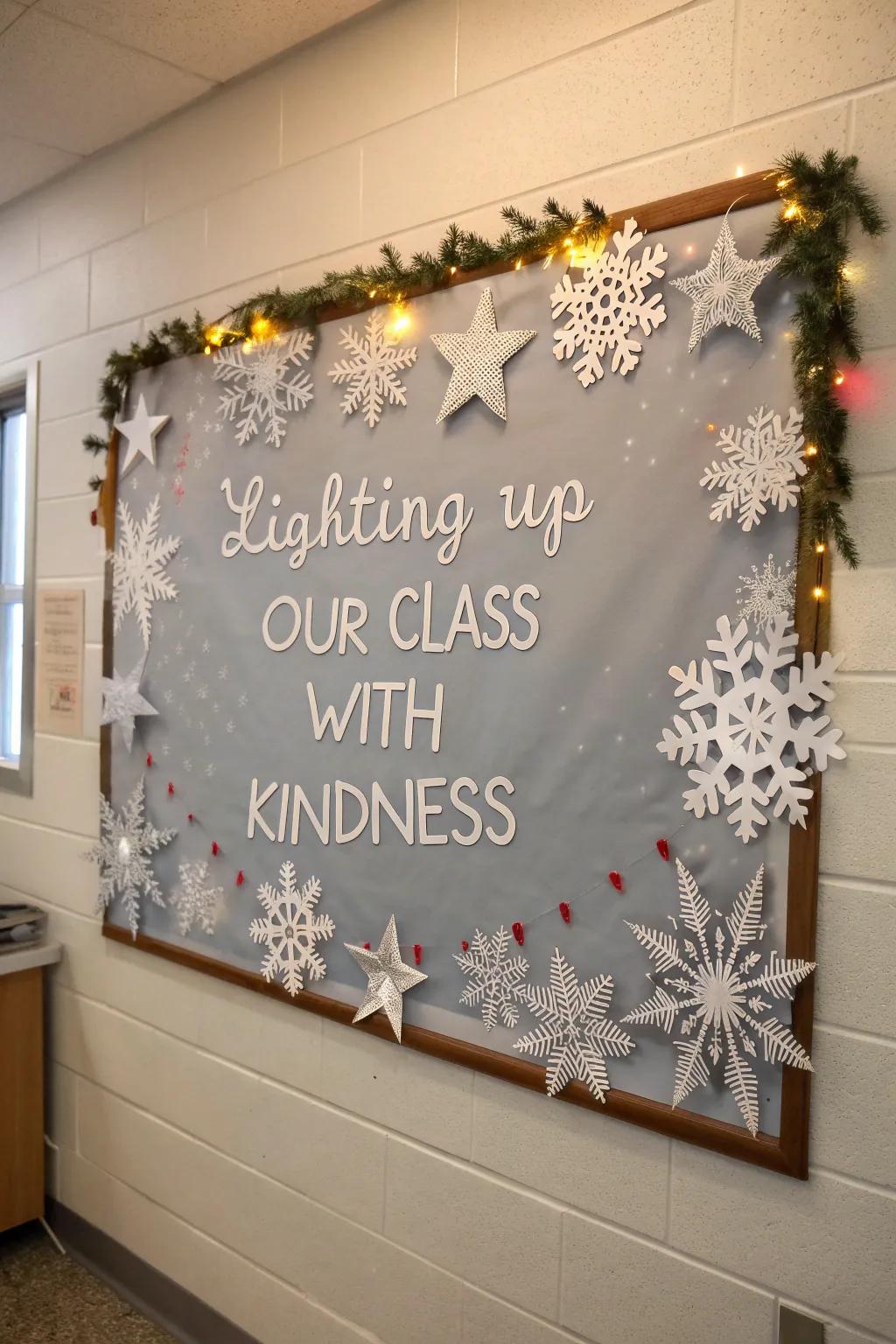 Infuse your classroom with the spirit of kindness this holiday season. ✨ #DIYChristmas #ClassroomDecor
