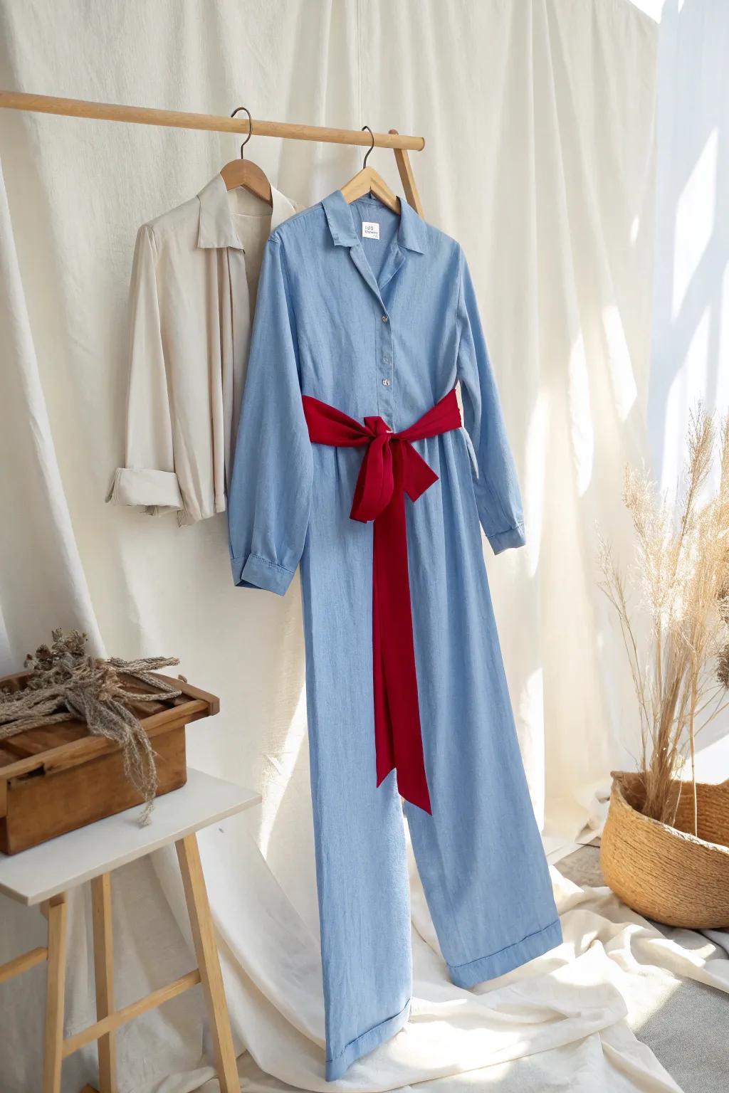 Grant wishes with this timeless spirit-inspired ensemble, where simplicity intertwines with captivating refinement.