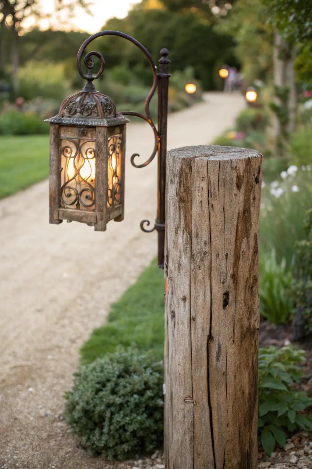 Light up your garden path with old-fashioned charm and quality craftsmanship.