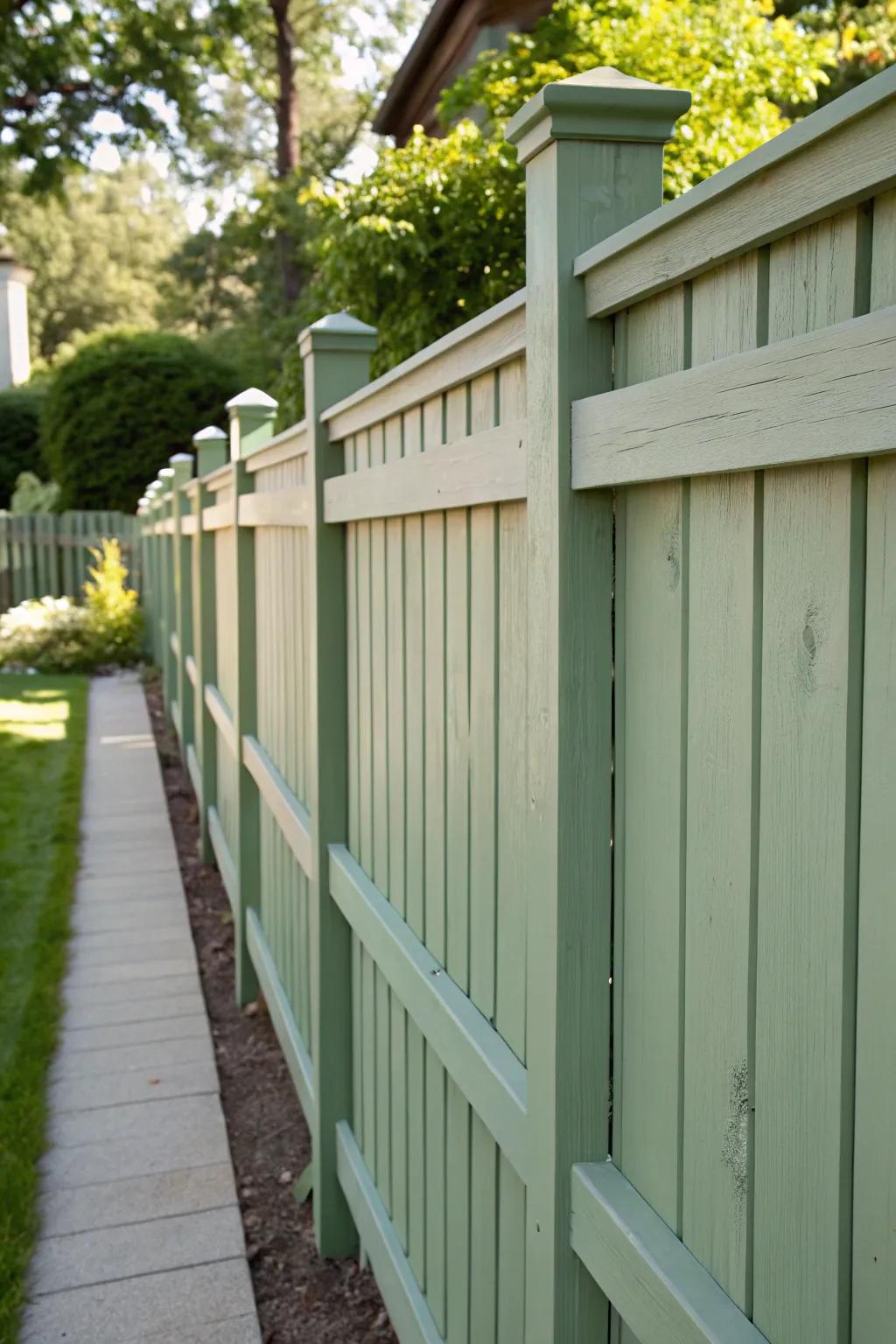 Elevate your outdoor sanctuary with a rustic board and batten fence, a testament to the marriage of artistry and enduring elegance.