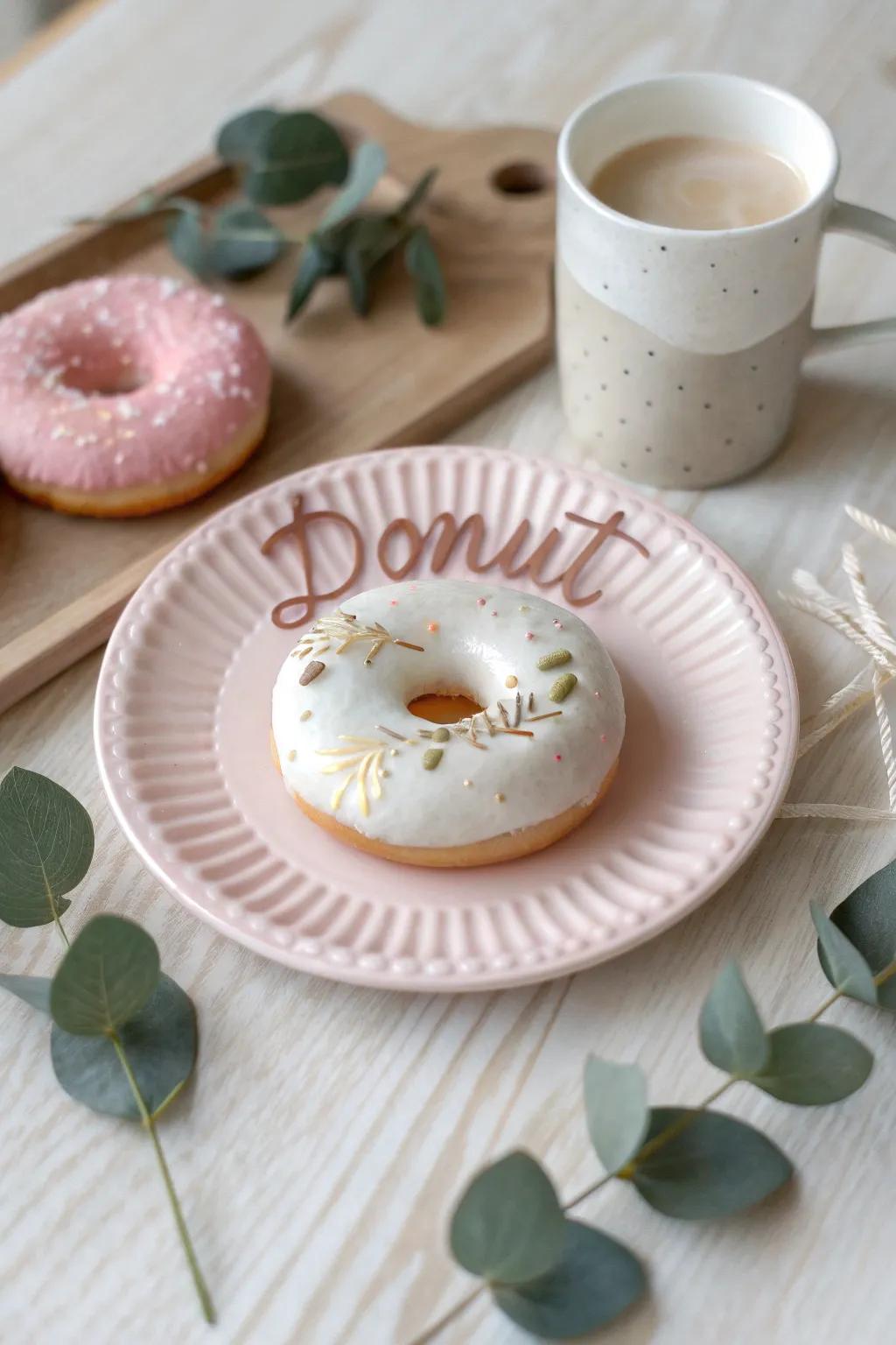 Transform cardboard circles into adorable pastry art with a minimalist approach. Great for adding a dash of inventiveness to your day!