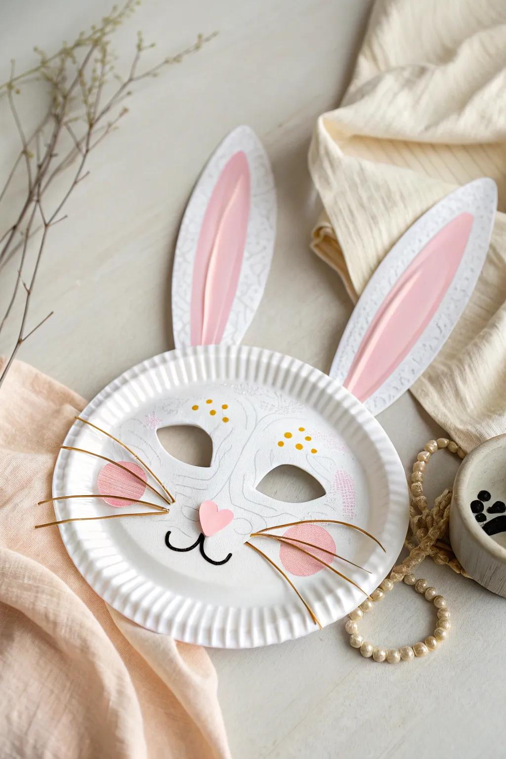 Cultivate a hint of playfulness with these captivating bunny masks, ideal for an Easter brimming with laughter and artistic expression.