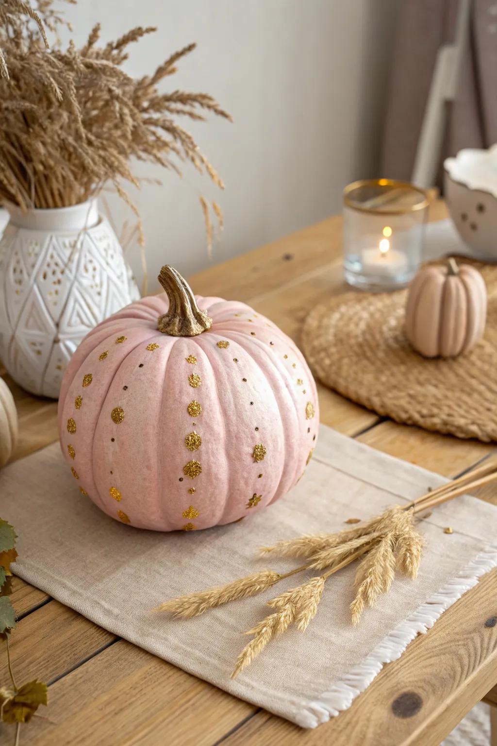 Amplify your harvest-inspired ornamentation with these refined, modern gourd centerpieces, ideal for introducing an elegant element to all autumnal dining settings.