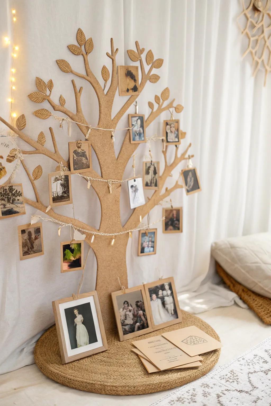 Construct a narrative of your forebears with an enchanting photographic representation.