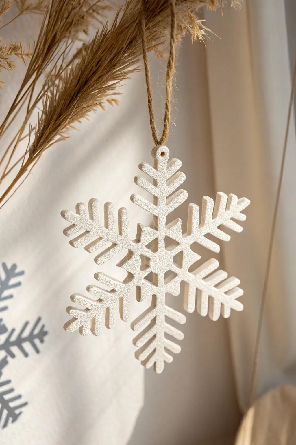 Welcome the refinement of simplicity with these traditional white crafting foam snowflakes, ideal for contributing a dash of winter allure to your area.