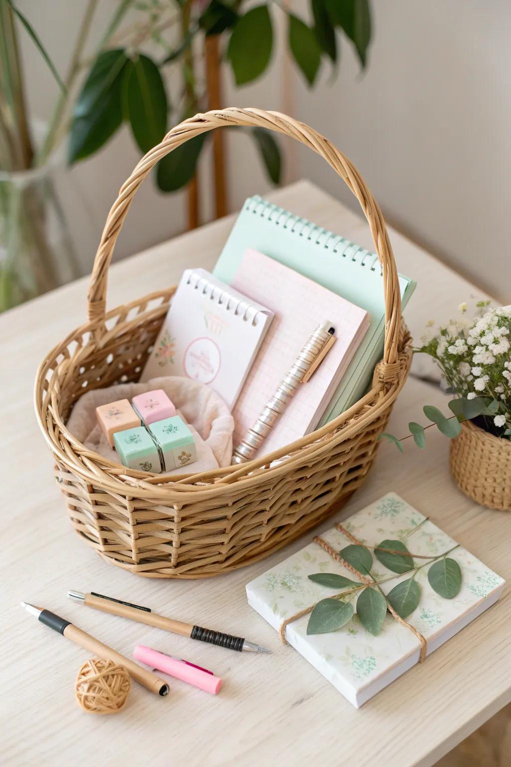 Appreciate the appeal of simplicity with this budget-friendly basket of joys!