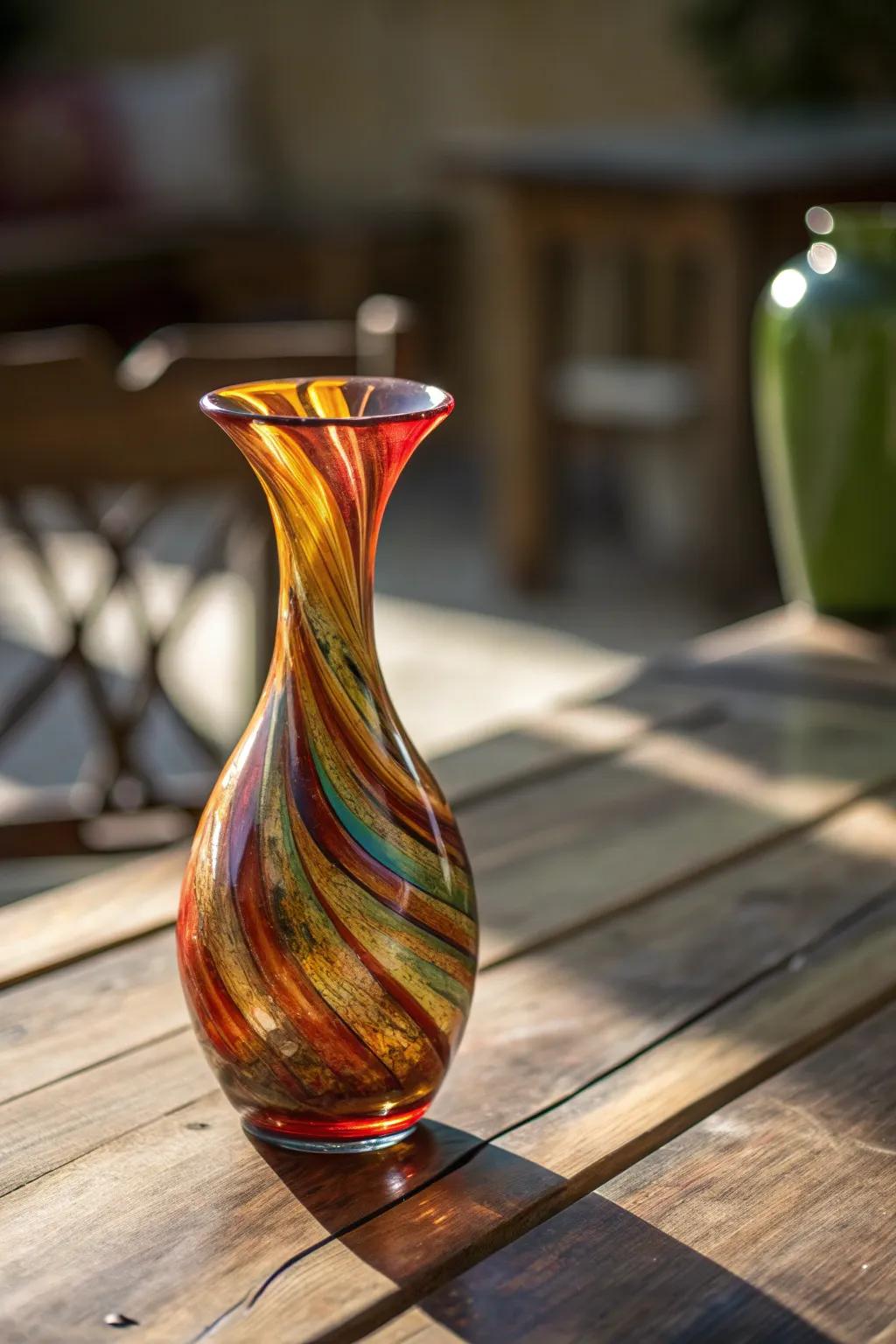 Enhance your space with a masterpiece blending color and masterful creation.