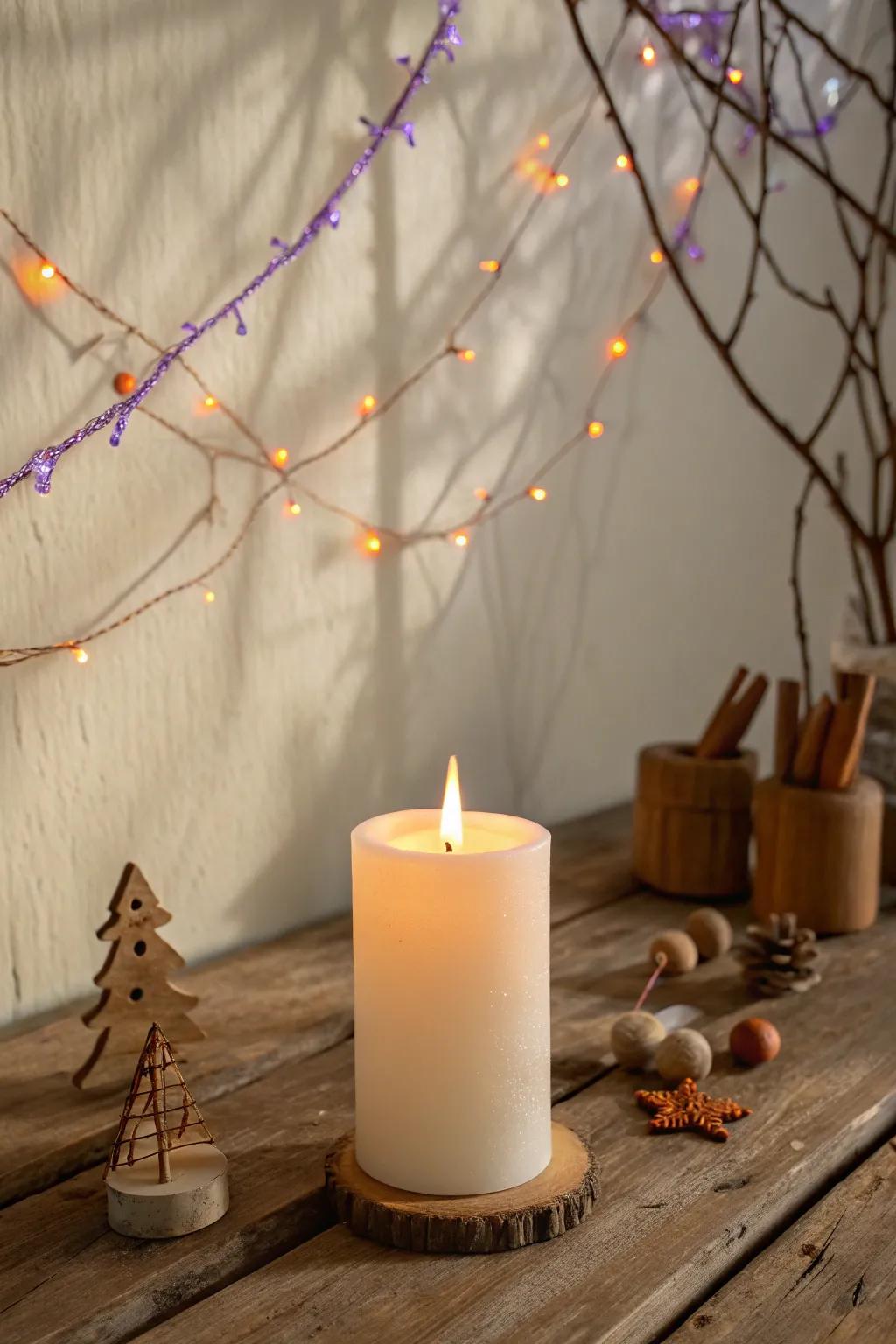 Light up your space with a hauntingly exquisite glow, harmonizing simple beauty with whimsical charm.