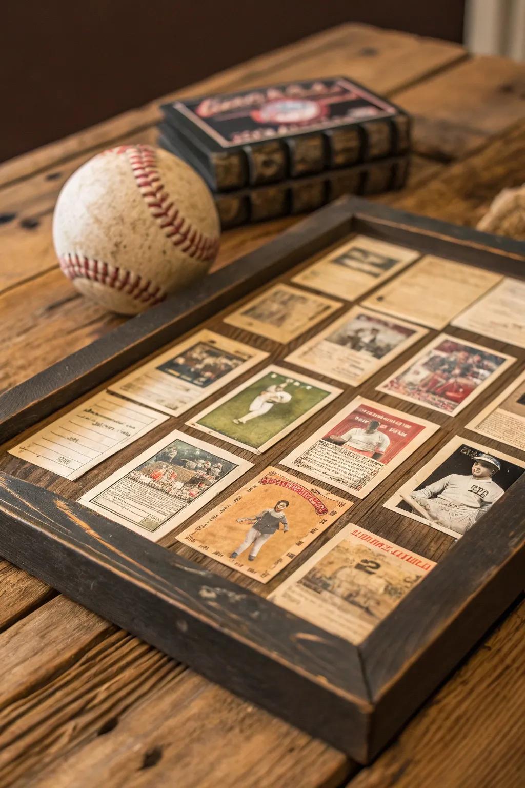 Relive baseball's glorious past with a lovingly assembled vintage assemblage.