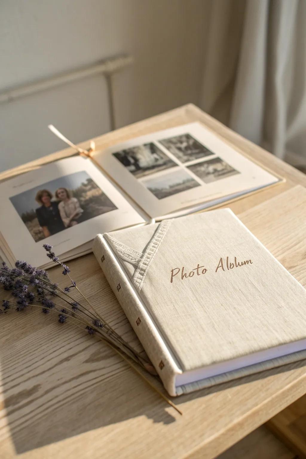 Immortalize your romance with a handcrafted keepsake book, where each page holds a precious memory.