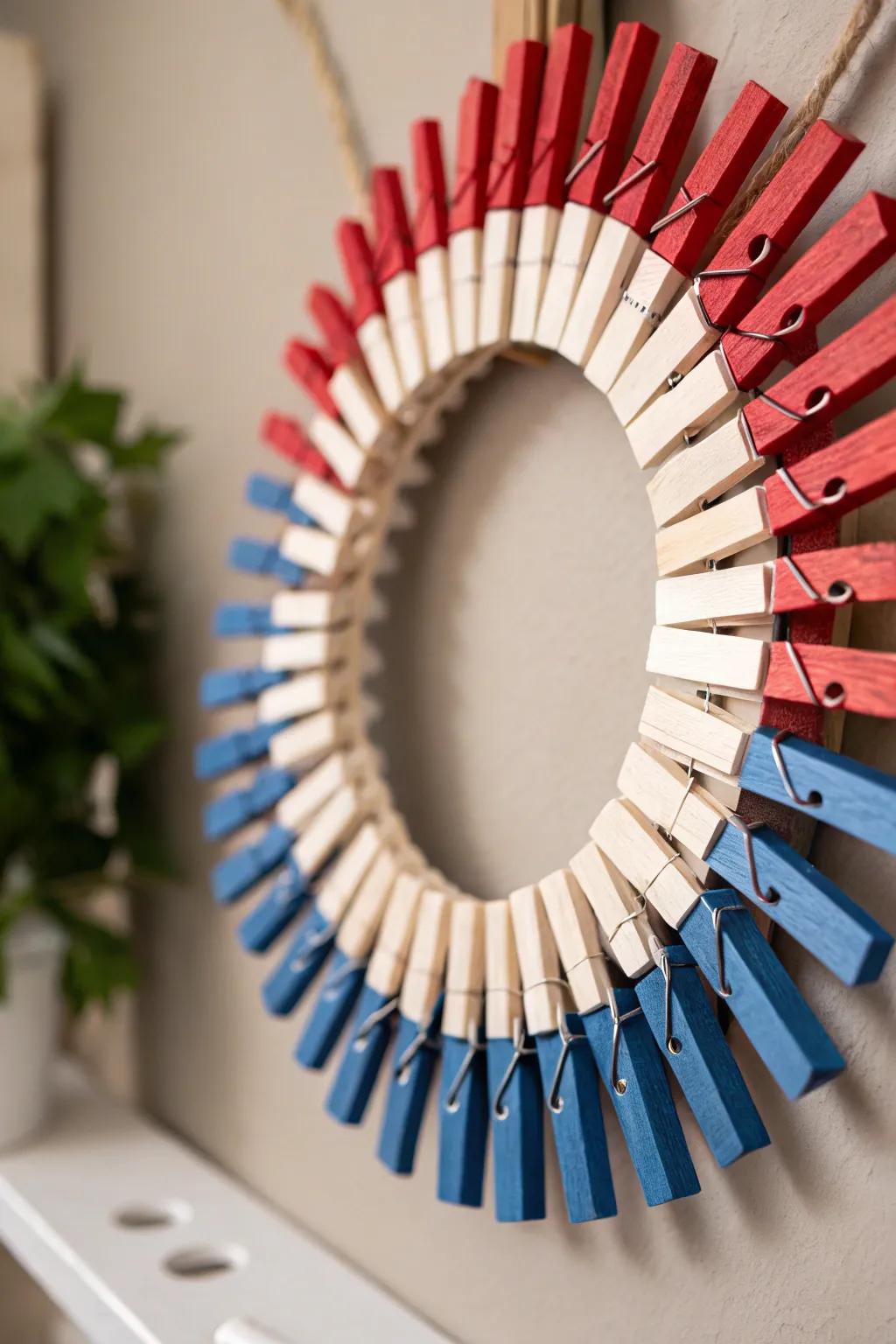 Commemorate with Craft: A Patriotic Decoration with Scandinavian Simplicity