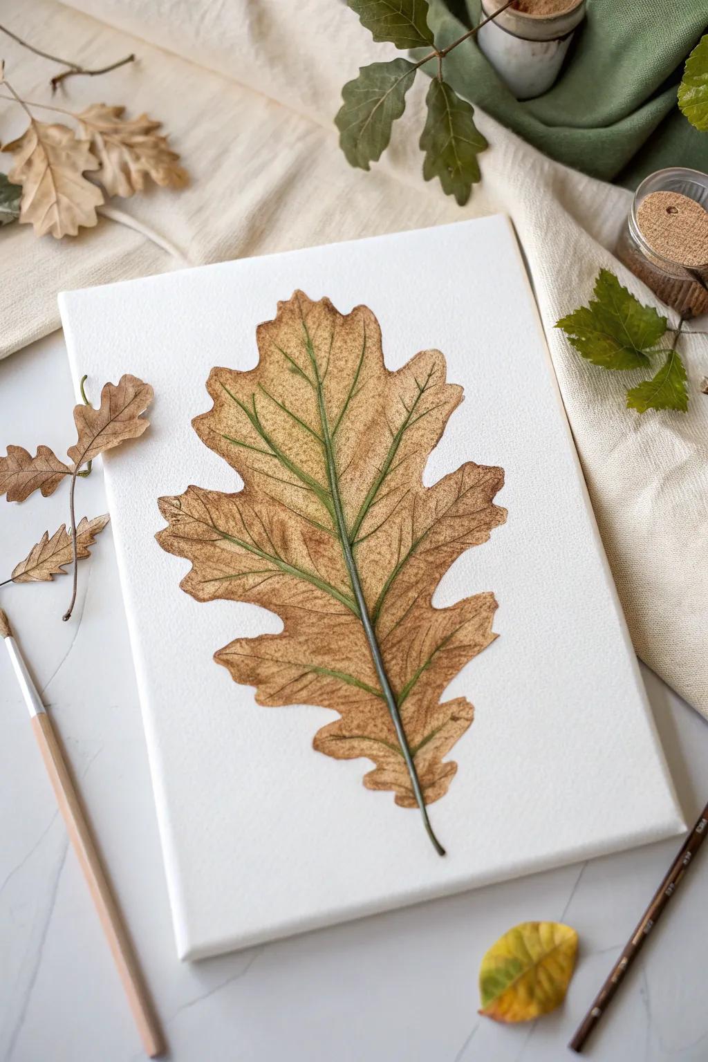 Discover the classic appeal of the hearthwood leaf, a representation of nature’s artistic skill.