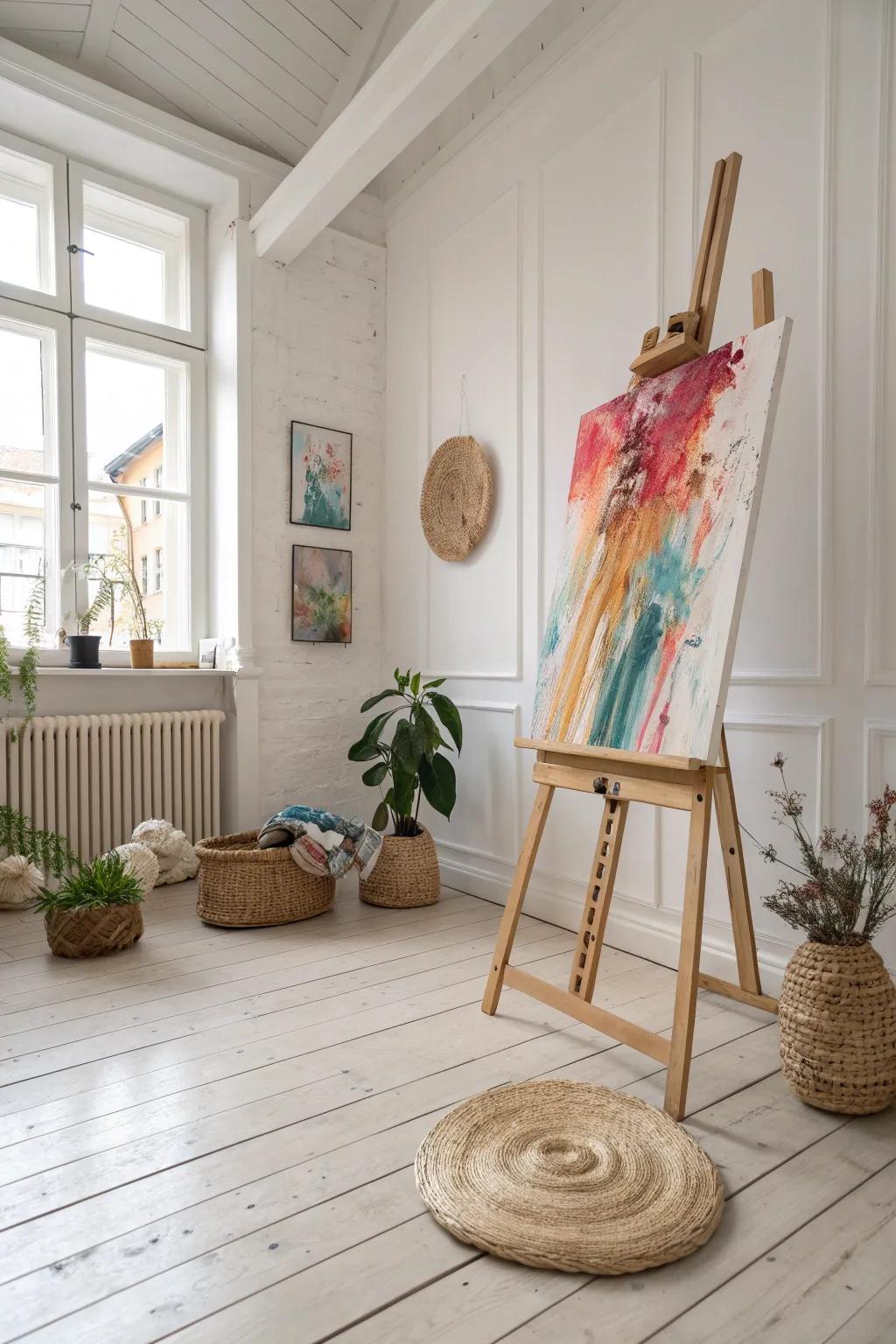 Unleash your creativity with a splash of colors - where simplicity meets vibrant expression.