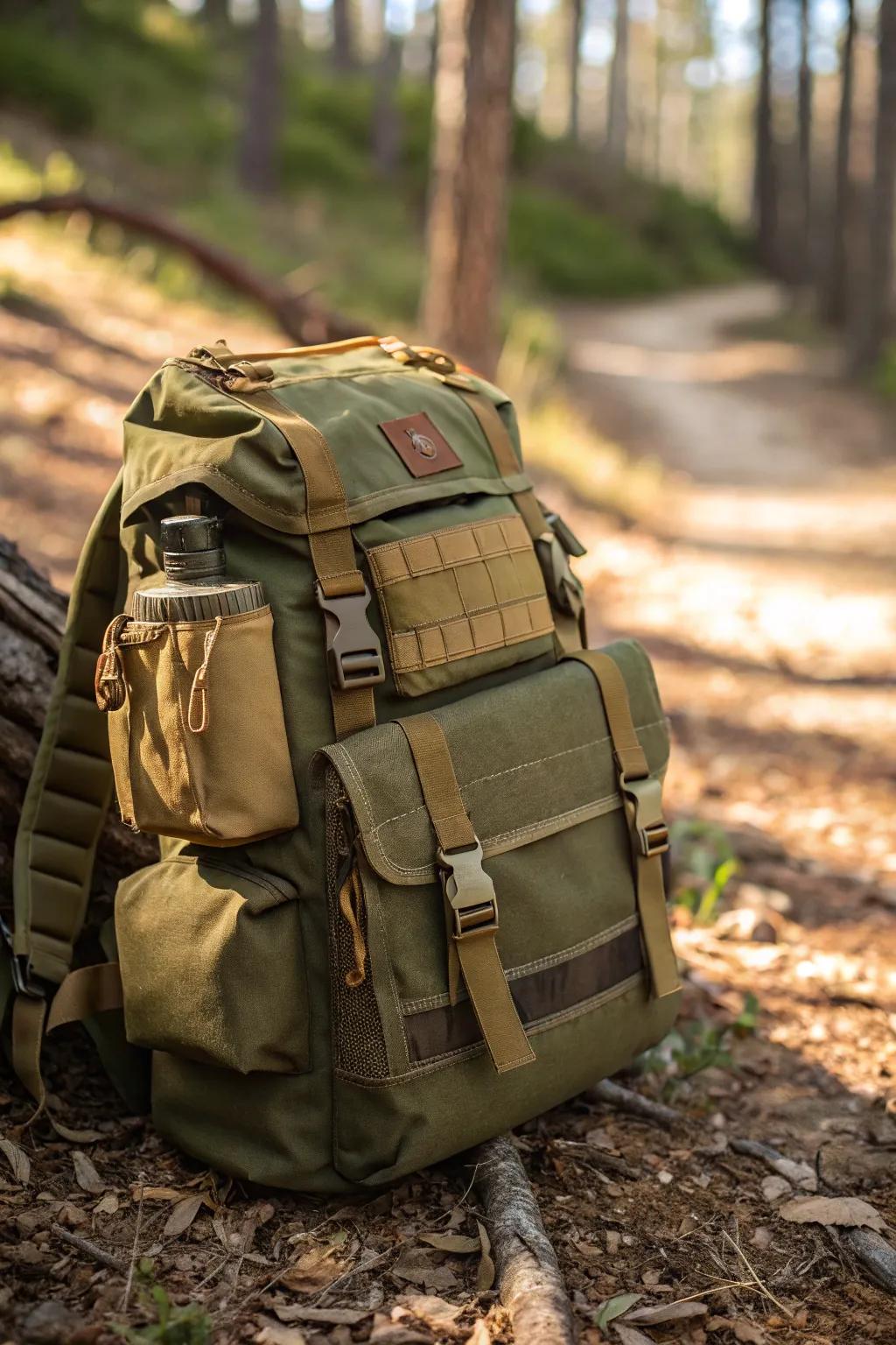 Heighten your explorations with a personalized rucksack that marries panache and practicality.