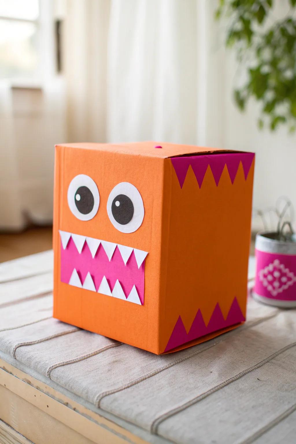 Unleash your imagination with these vibrant and lively box monsters!