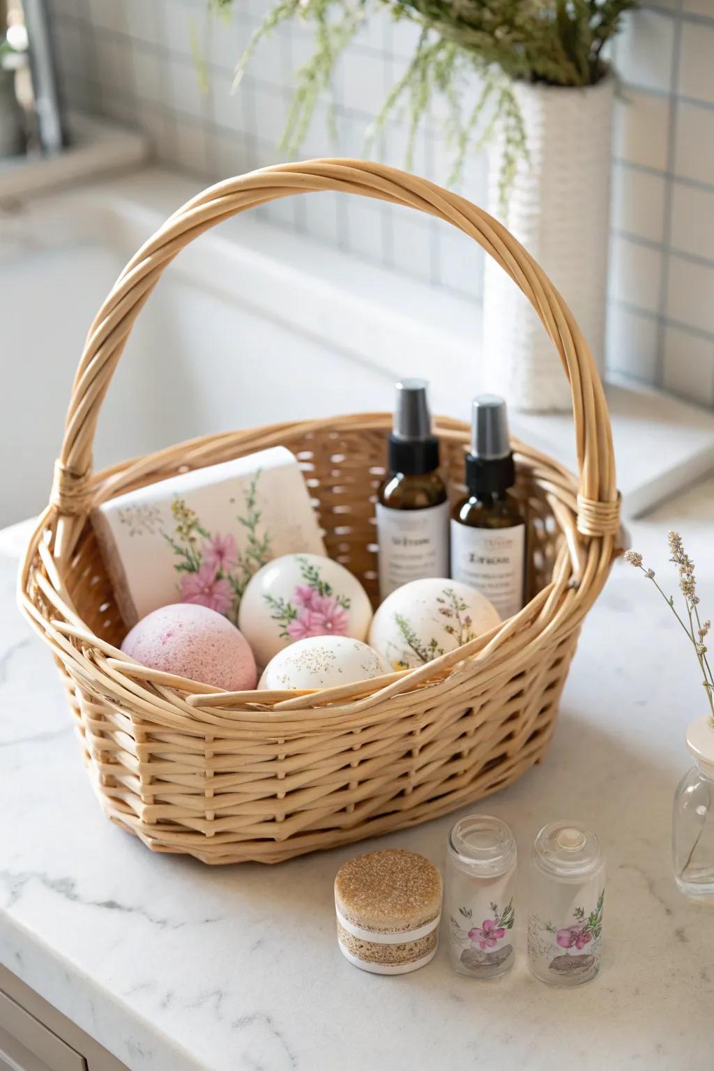 Treat her to a serene at-home spa day with this considerately put-together Mother's Day gift.