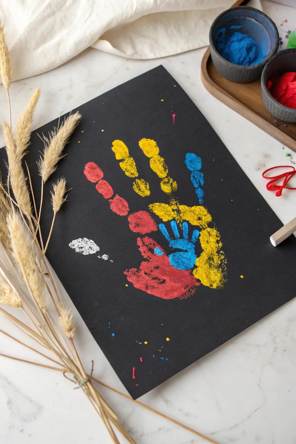 Unleash creativity with fingerprint fireworks—simple, fun, and beautifully personal!