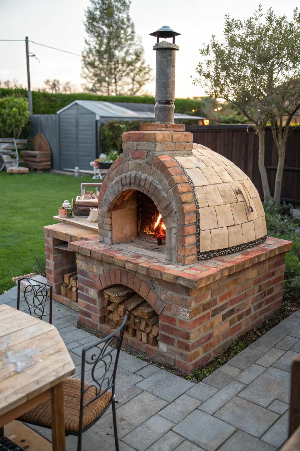Completely transform your outdoor area with a bespoke wood-fired pizza oven, an ideal centerpiece for inviting social occasions.