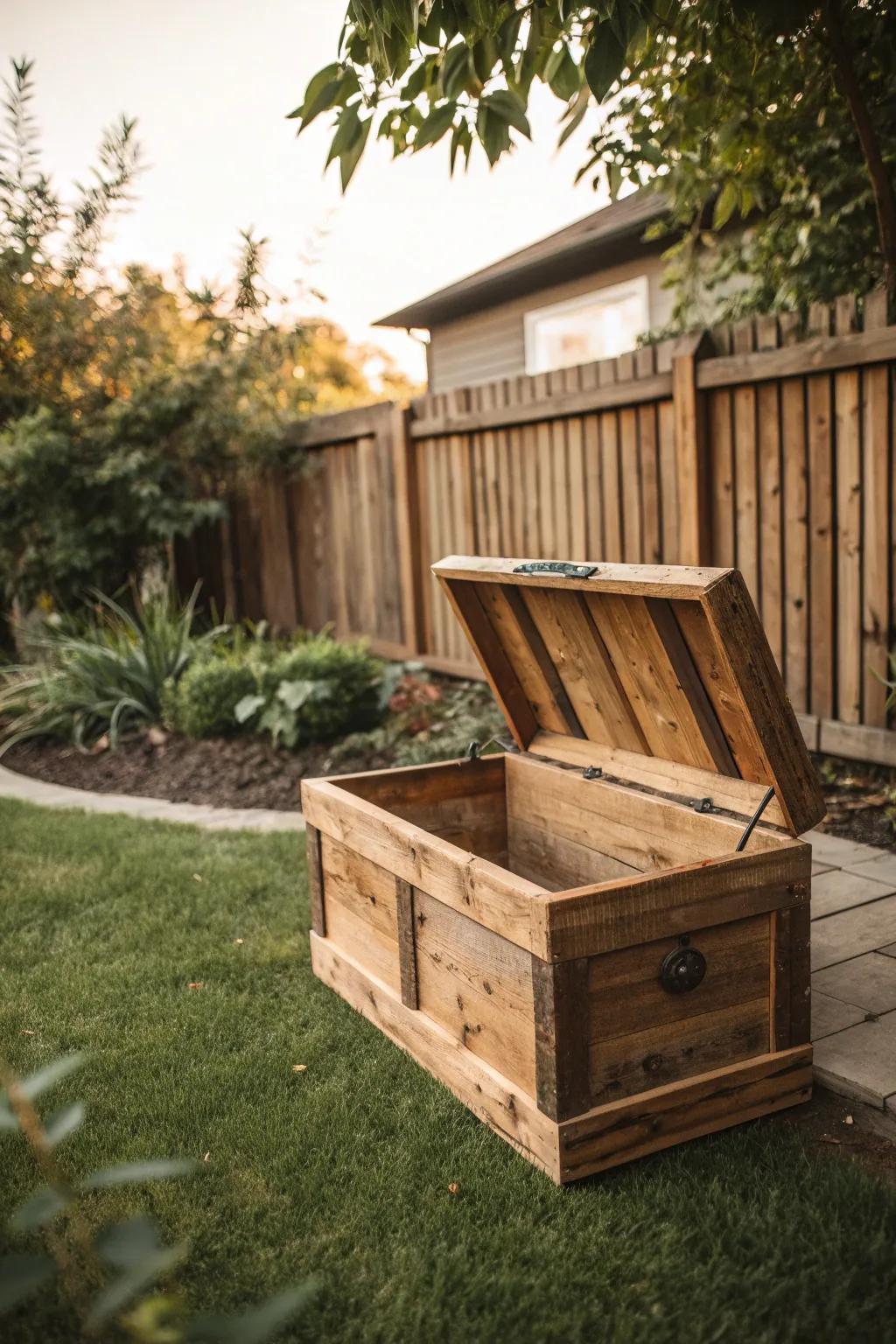 Enjoy countryside beauty with a do-it-yourself wooden stow box, which is great for bringing appeal and function to your outdoor space.
