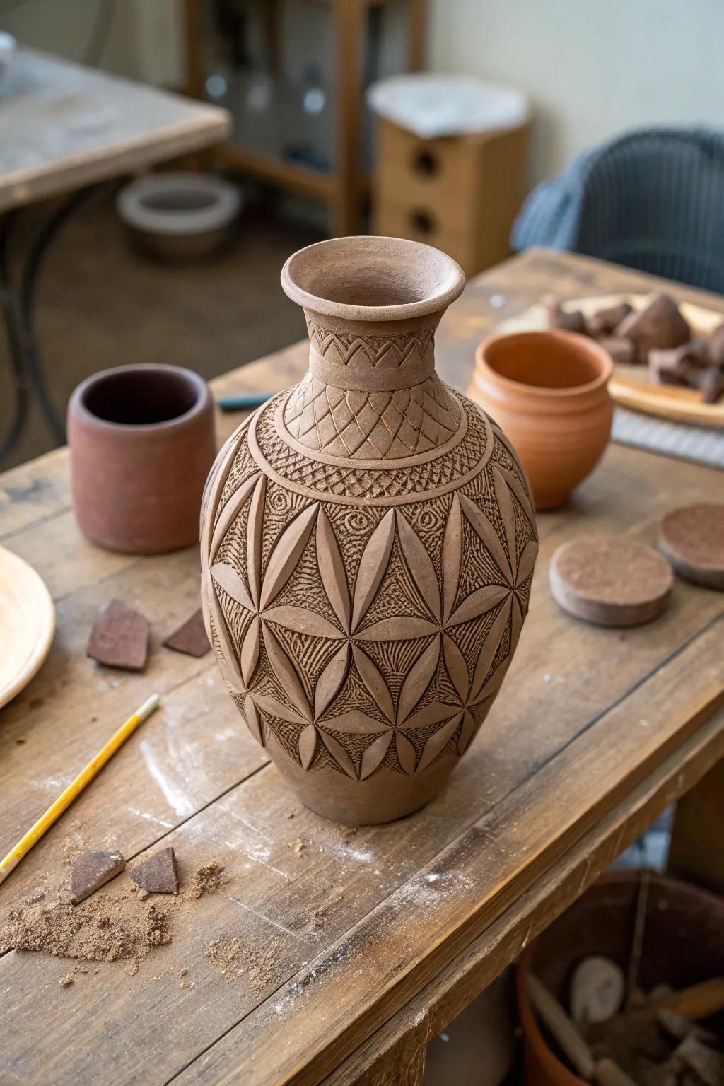 Artisan Elegance: A Masterpiece in Clay