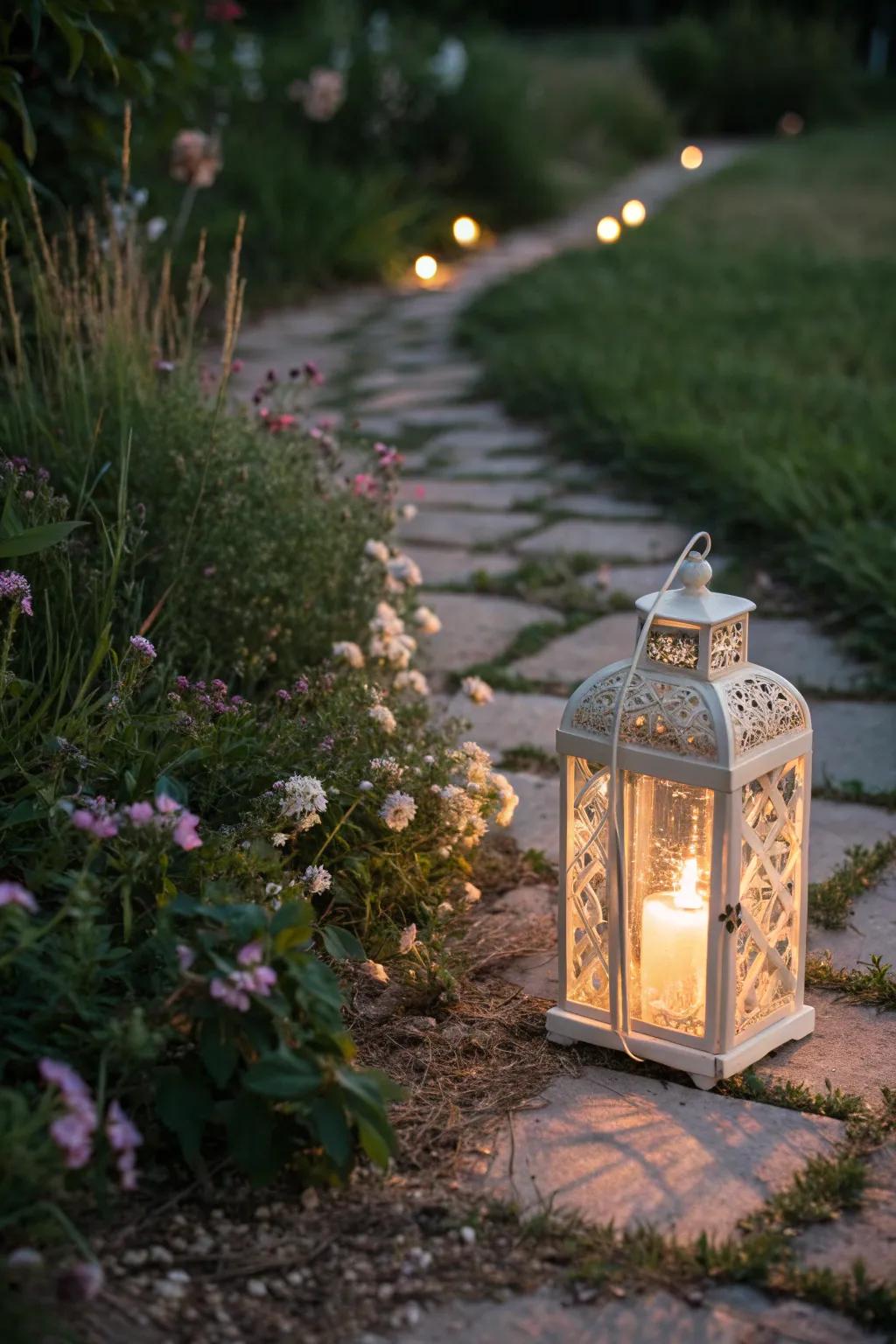 Adorn your garden paths with captivating solar lights, weaving a storybook ambiance under the stars.