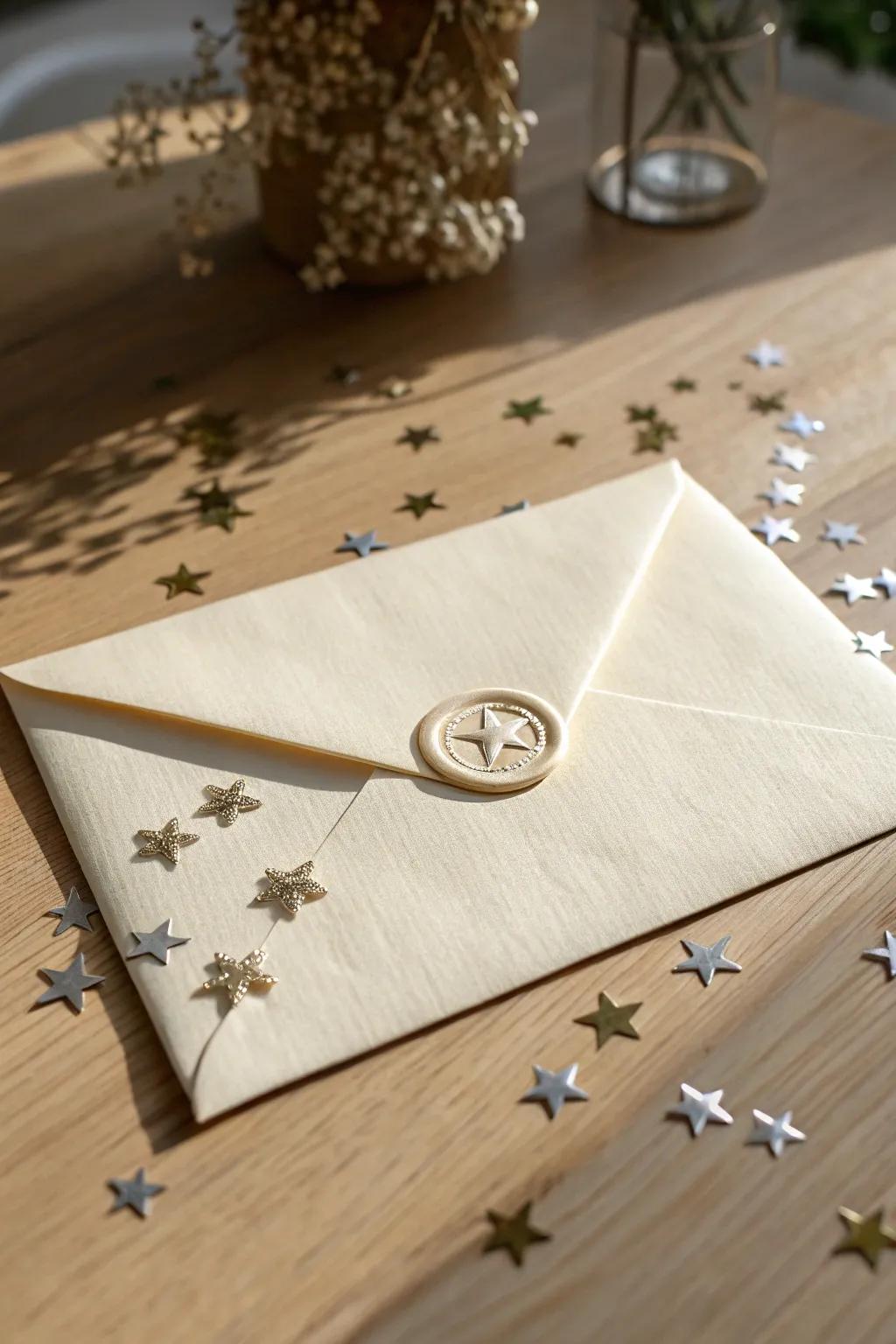 An otherworldly note from the Tooth Guardian bearing a celestial signature – wherein each shed tooth transmutes into a glimmering constellation.