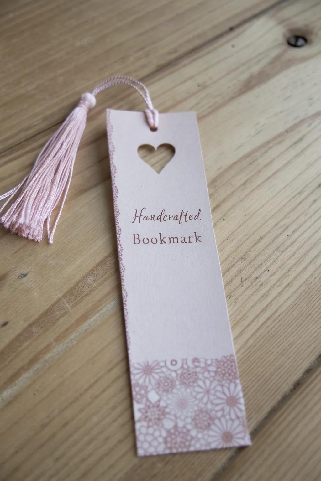Design a heartfelt memento: Individualized literary markers infused with affection and grace.