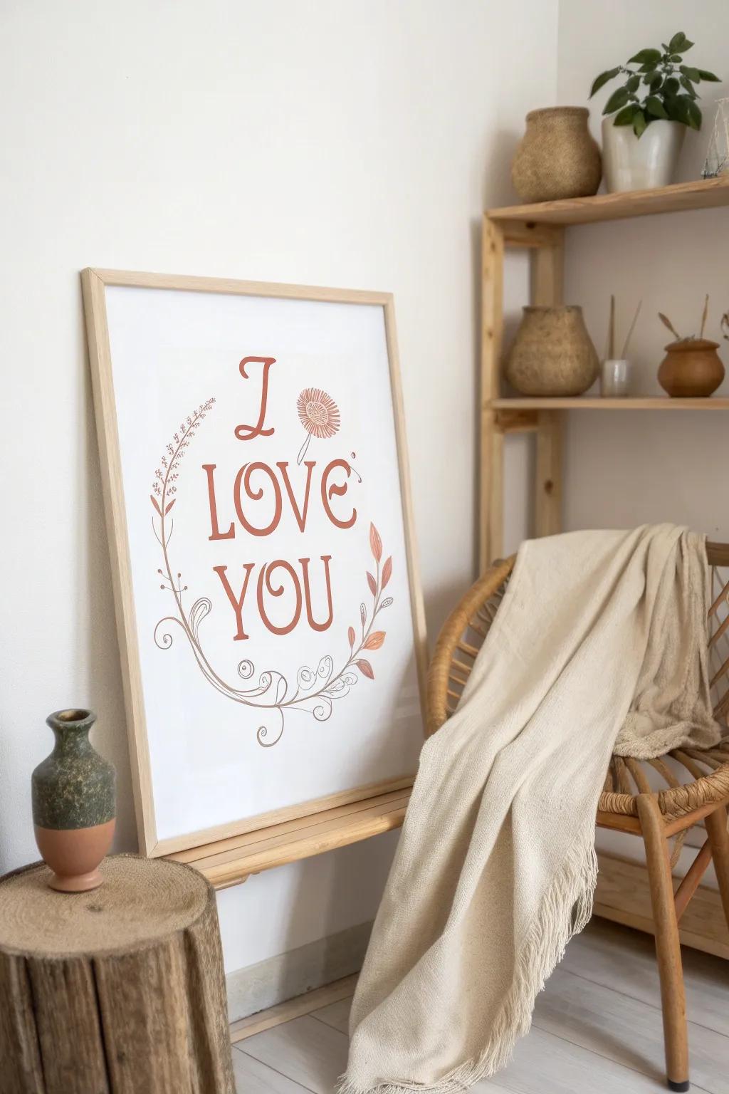 Allow love to express itself through graceful lettering this Valentine's Day.