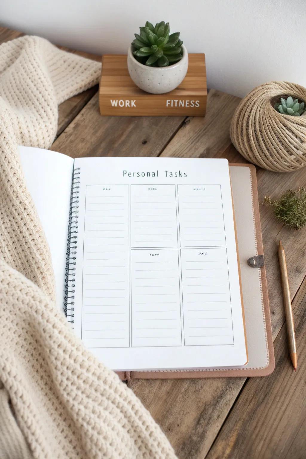 Organize your life with minimalist columns—where simplicity meets elegance.