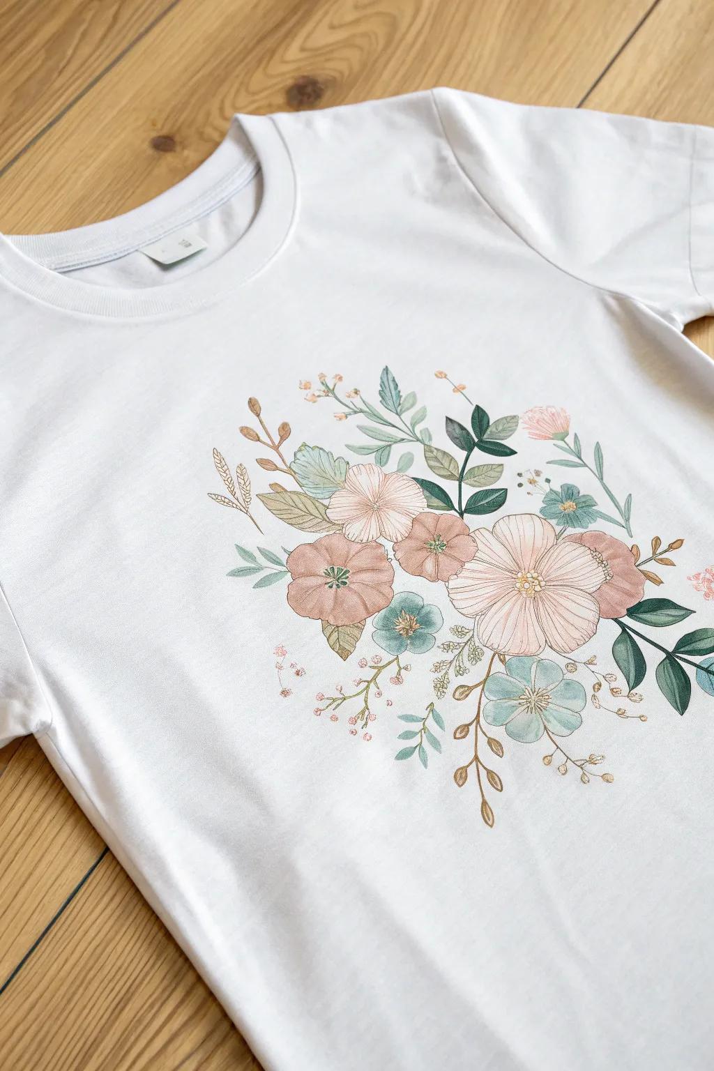 Adorn your wardrobe with the charm of your garden using these enchanting vinyl floral designs. #FloralFantasy #MinimalistBeauty