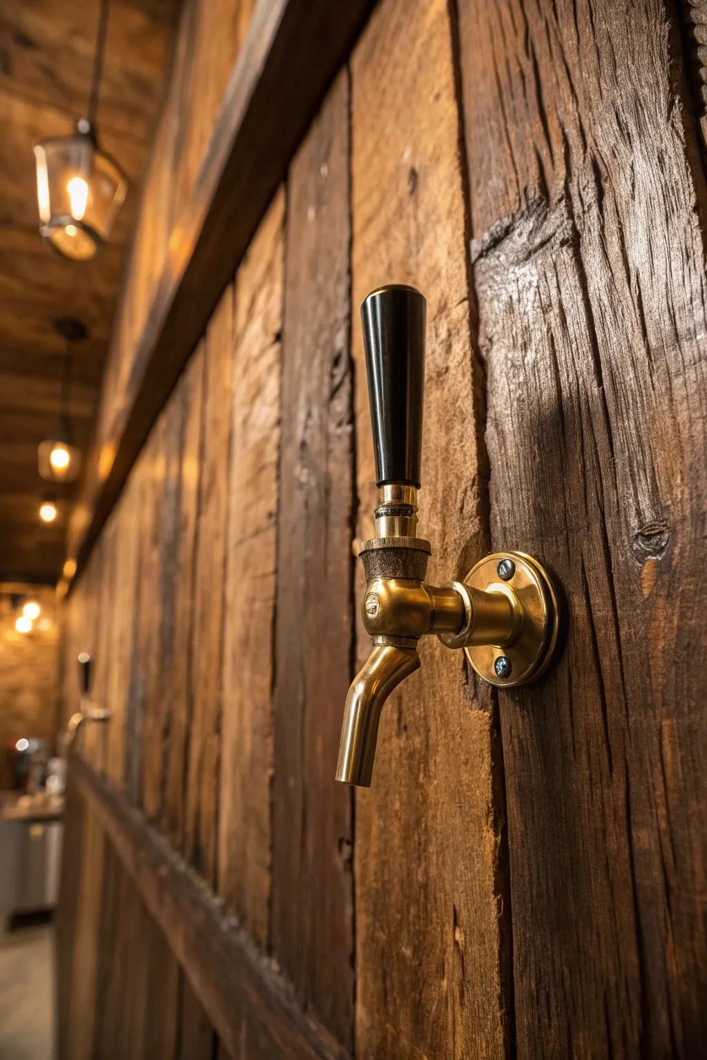 Dispense an impeccable pint featuring country allure and sophistication.