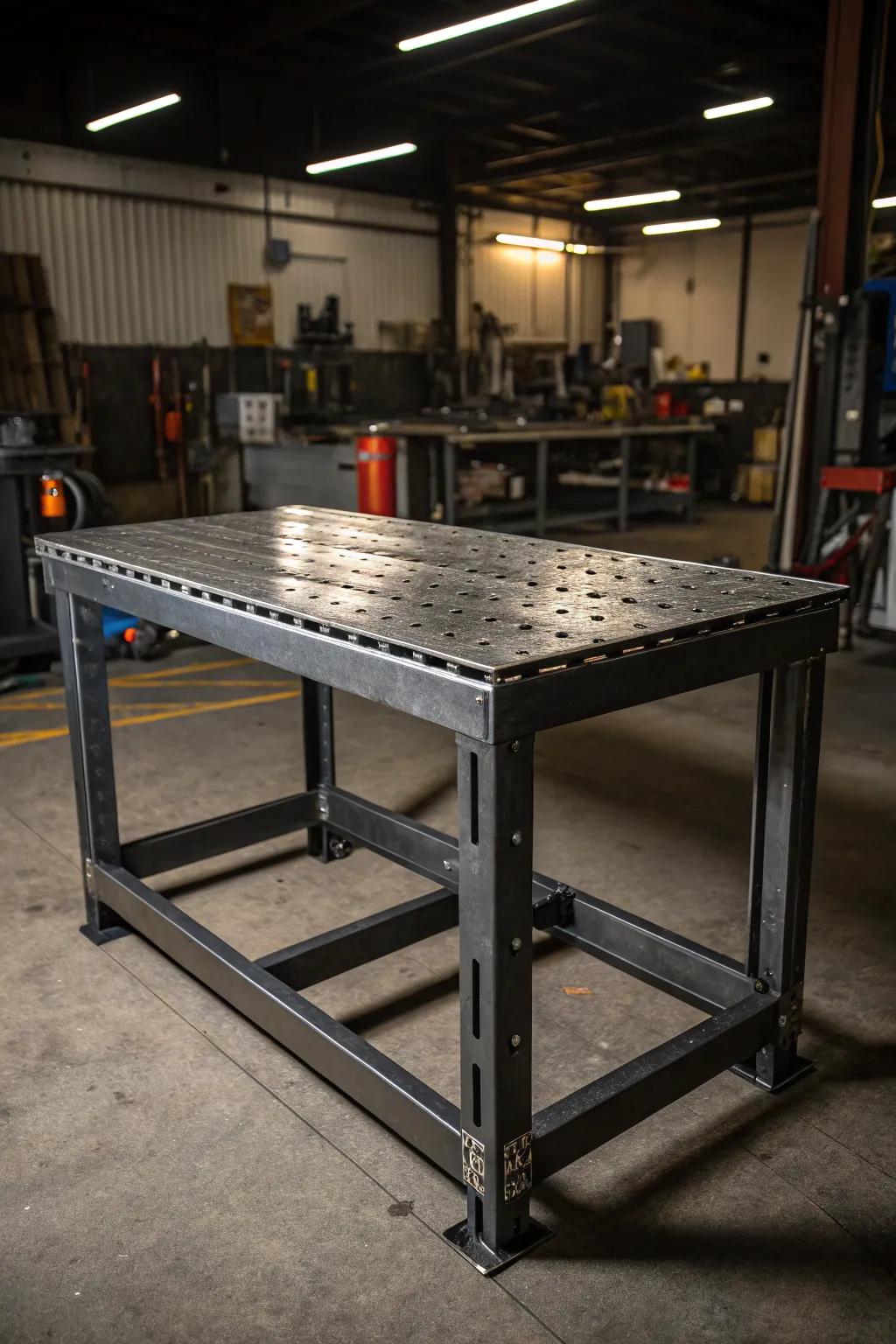 Perfect the skill of welding using a table constructed for longevity. Discover the strength of artistry.
