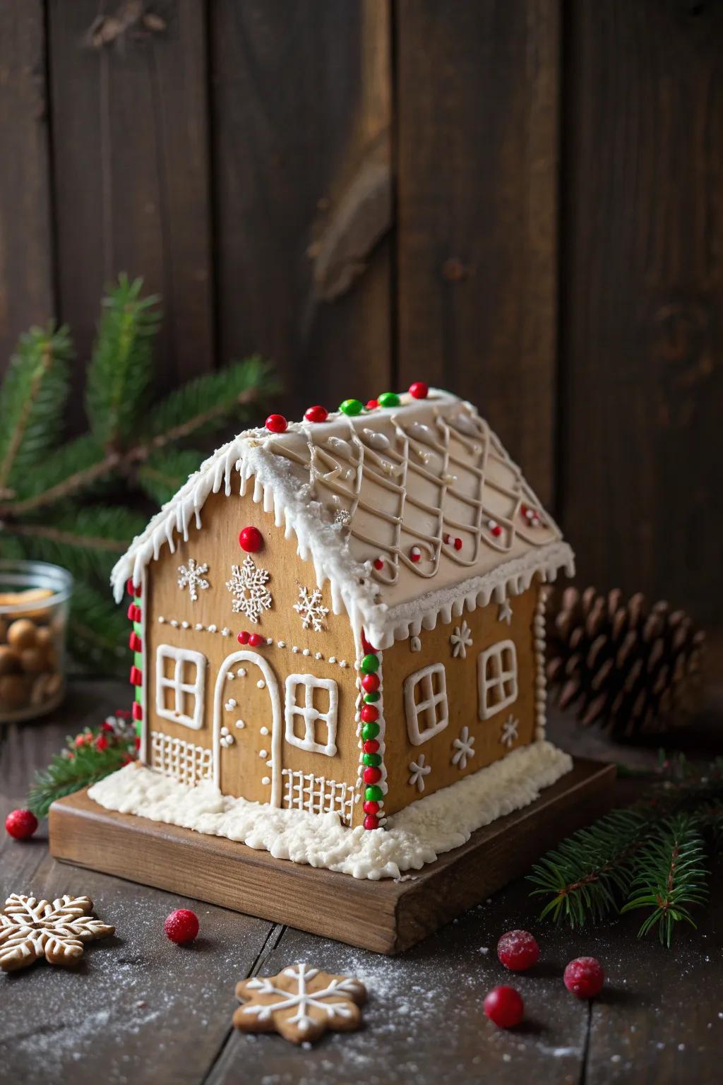Craft Your Holiday Spirit: A Gingerbread Piece House Masterpiece
