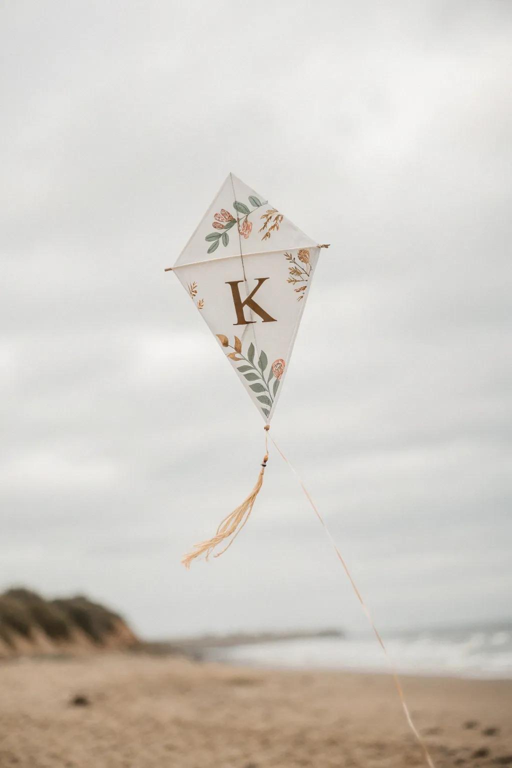 Embrace the zephyr with minimalistic elegance: Fashion your bespoke 'K' aeriform structure!