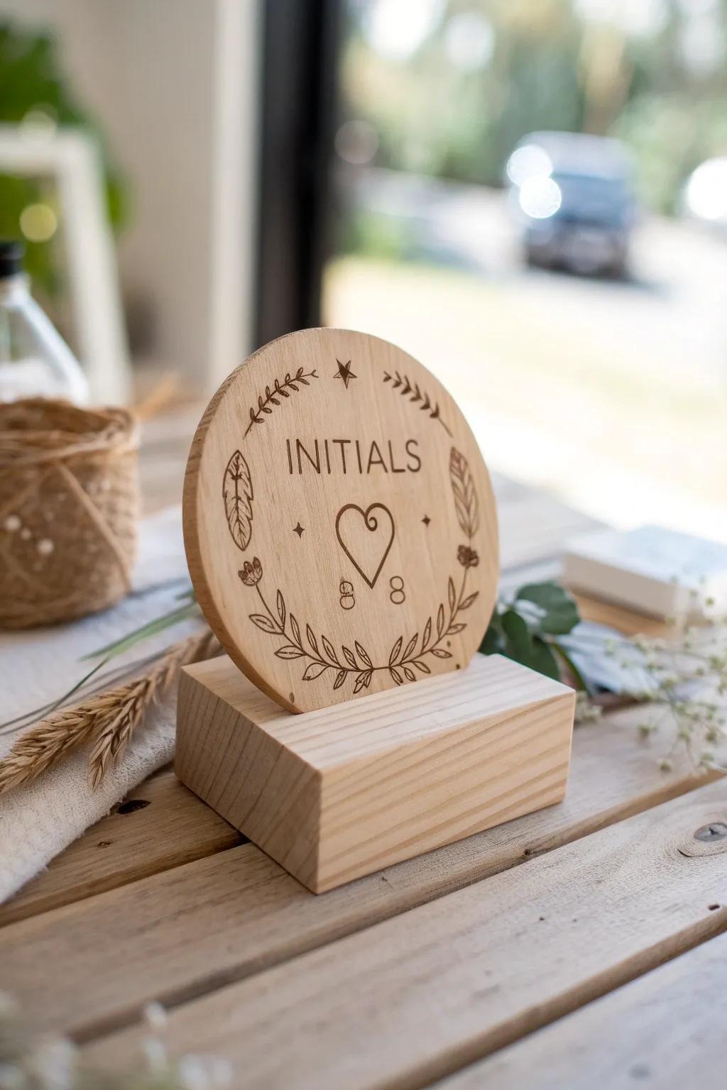 Honor affection with a bespoke wooden keepsake, the quintessential bridal shower gift that speaks from the heart.