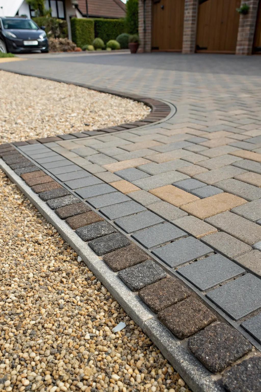 Uncover the skill of intermixing surfaces for an awe-inspiring driveway metamorphosis.