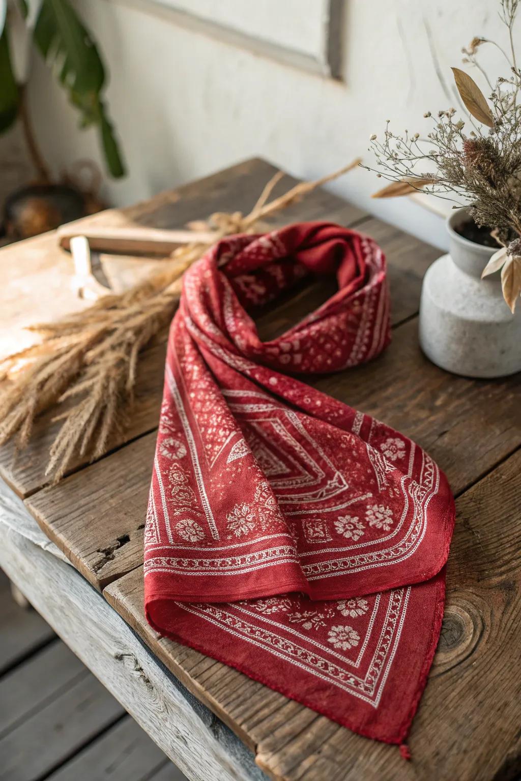 Transform a simple headscarf into your buccaneer's crown - effortlessly chic and charmingly thrifty.