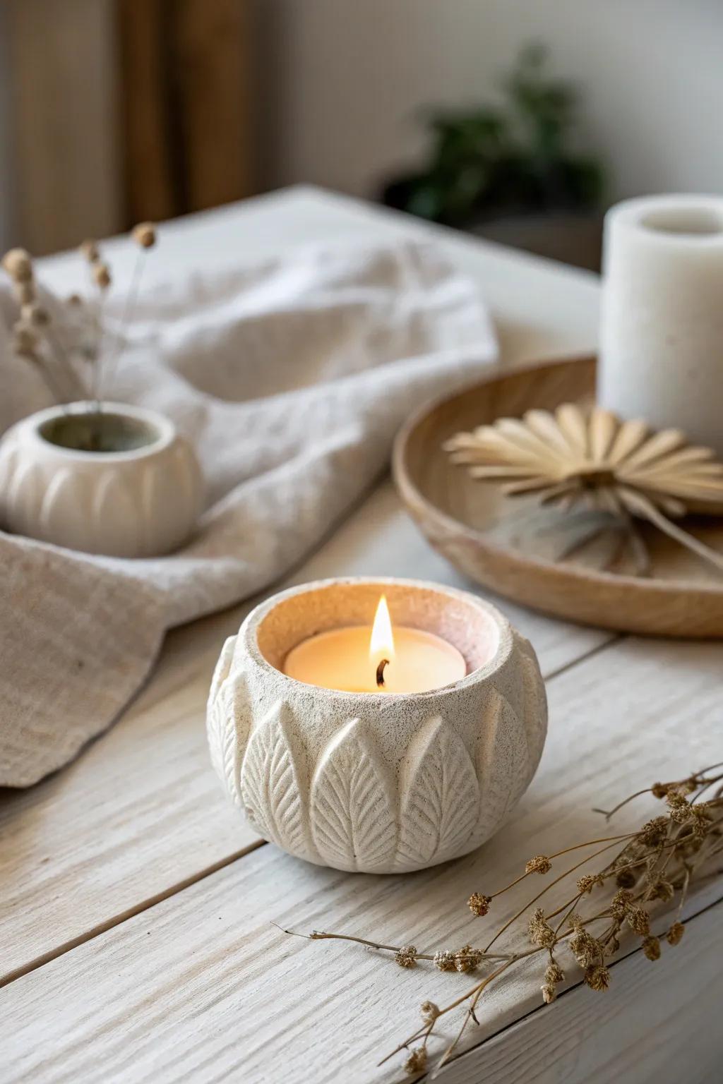 Embrace the warmth and artistry of handmade clay light fixture holders, where effortlessness meets natural sophistication.