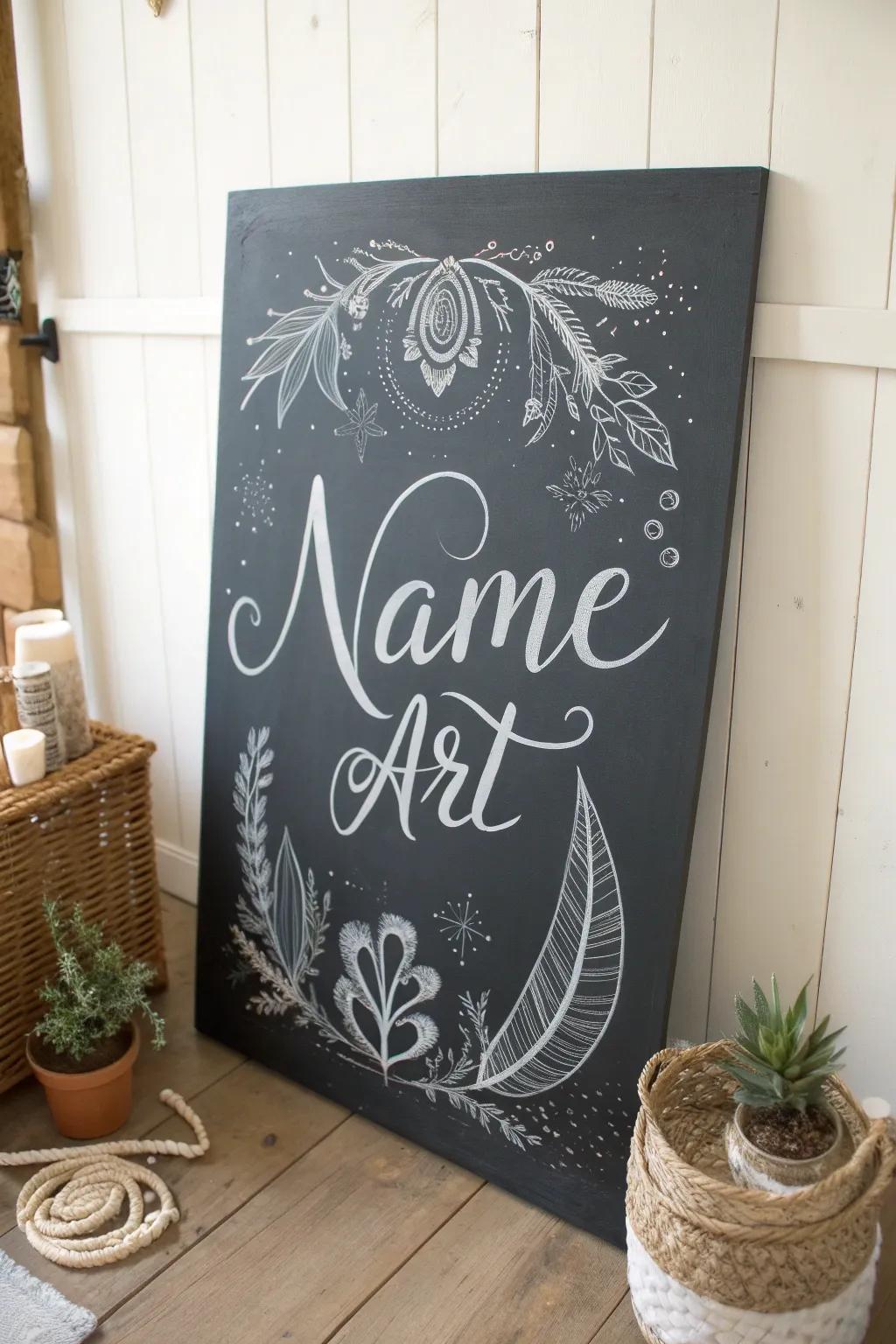 Revamp your space through tailored slateboard art—perfect for those who cherish a hint of flux and ingenuity!