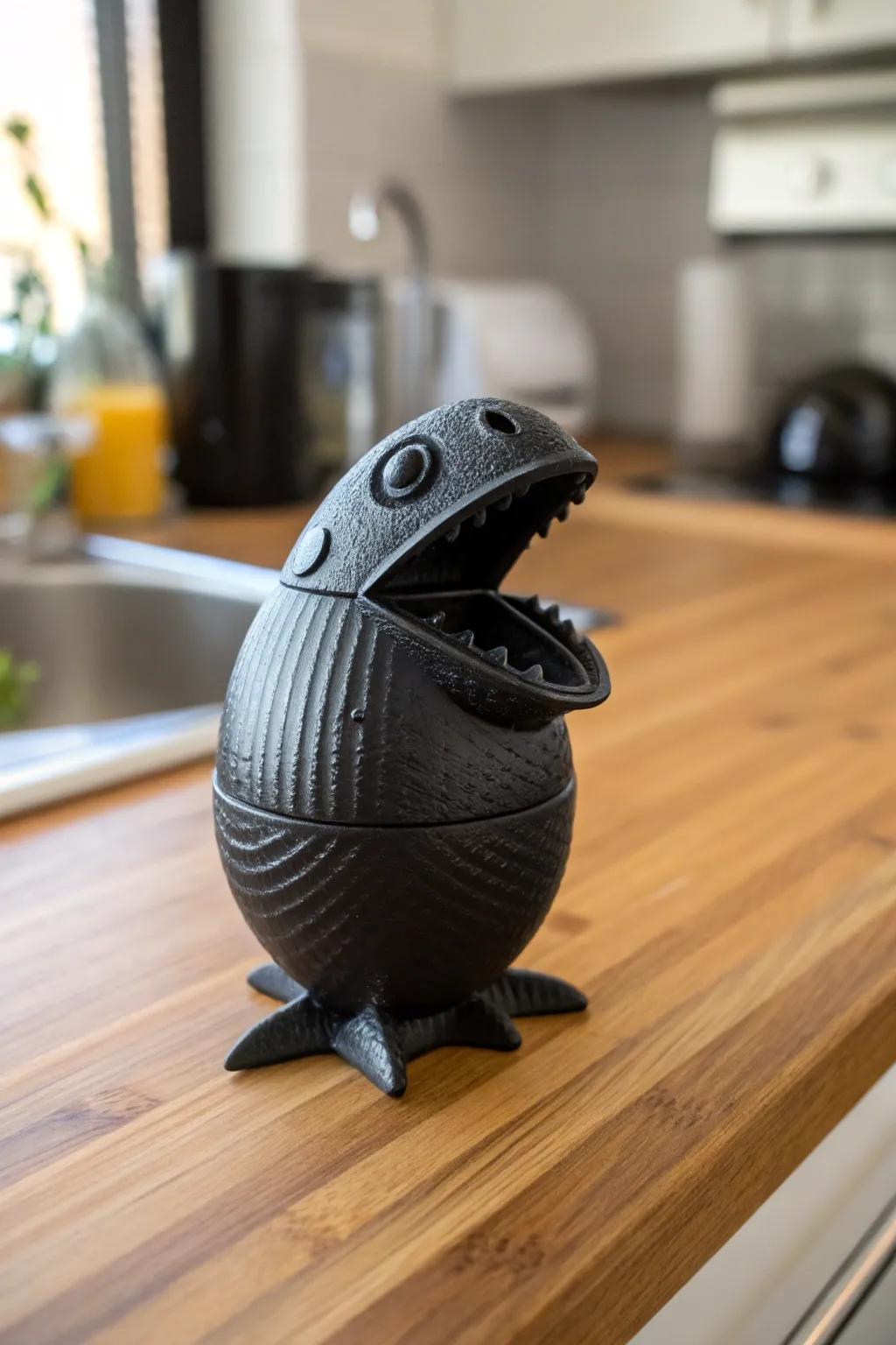 Revolutionize your culinary experience with this whimsical, additive manufactured ovum separator!